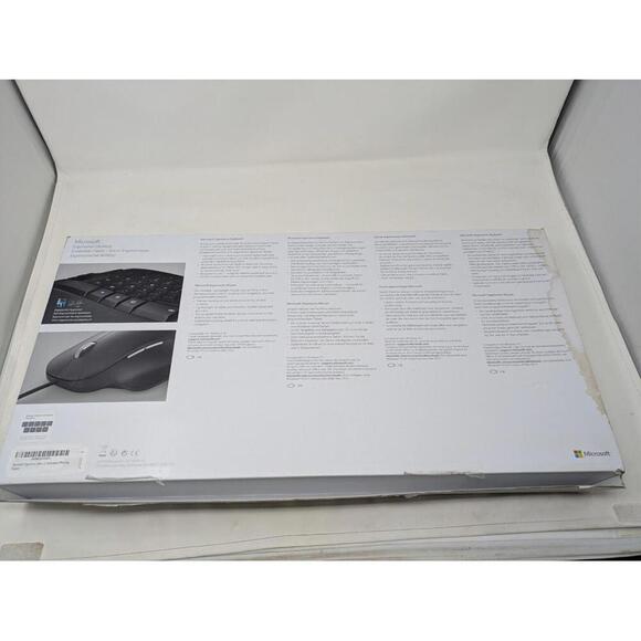 Microsoft Ergonomic Desktop Wired Keyboard & Mouse RJU-00001. Unused In Open Box - Picture 2 of 7